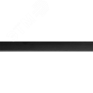 Шинопровод чёрный 2м PTR 2M-BL с токоподводом и заглушкой 6