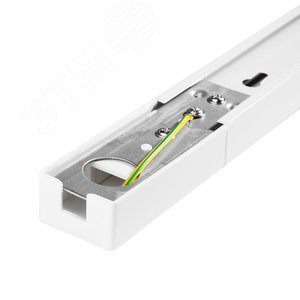 Шинопровод белый 2м PTR 2M-WH с токоподводом и заглушкой 5