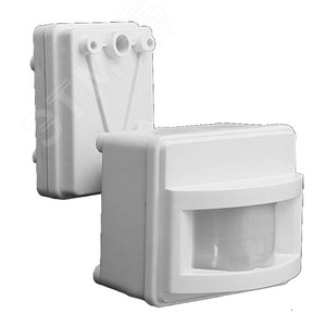 Датчик движения PMS-IR 017 1200 Вт 120 градусов 2-12м IP44 WH - Jazzway