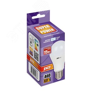 Лампа светодиодная LED 15w E27 4000K груша 230/50 - фото 2