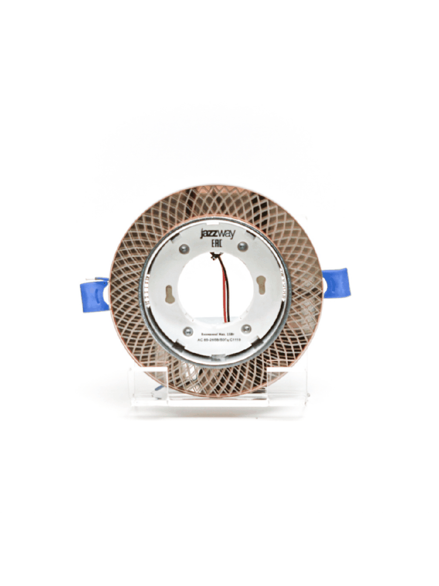 Светильник светодиодный ДВО-15W встраиваемый под лампу GX53 декоративный с дополнительной подсветкой MG11 золотой без лампы 3