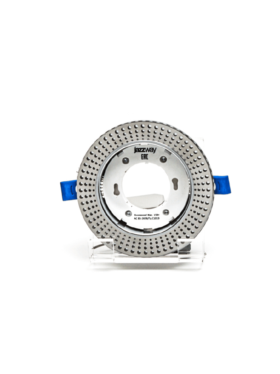 Светильник светодиодный  ДВО-15W встраиваемый под лампу GX53 декоративный с доп. подсветкой MN22 хром  без лампы Jazzway (5020139) 3