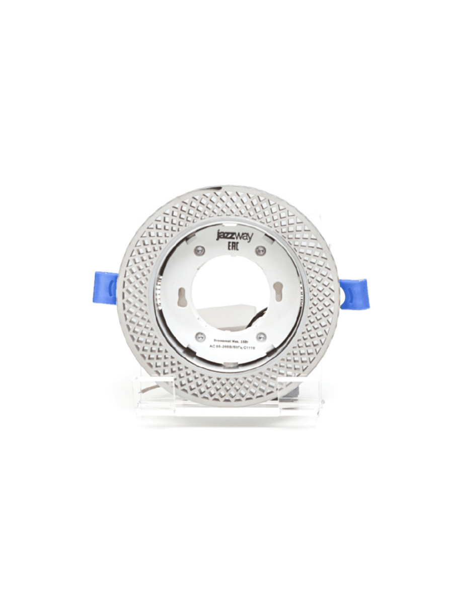 Светильник светодиодный  ДВО-15W встраиваемый под лампу GX53 декоративный с доп. подсветкой MN23 хром  без лампы Jazzway (5020177) 3