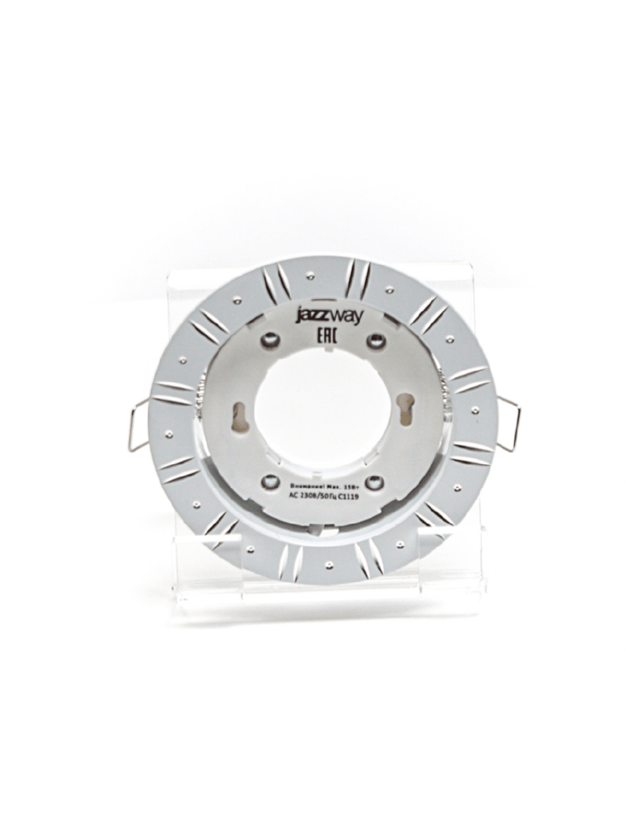 Светильник светодиодный  ДВО-15W встраиваемый под лампу GX53 декоративный AL31 белый  без лампы Jazzway (5020191) 3