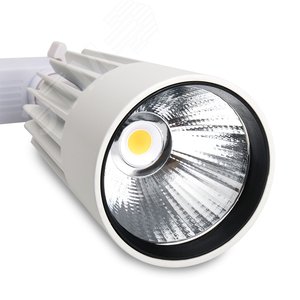 Светильник светодиодный трековый на шинопровод ДПО- 30Вт 4000K 3000Лм 24 град. WH (белый) IP40 4