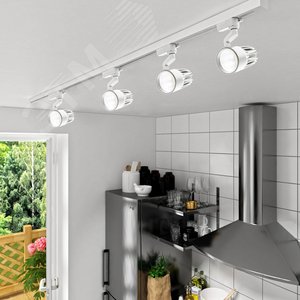 Светильник светодиодный трековый на шинопровод ДПО- 30Вт 4000K 3000Лм 24 град. WH (белый) IP40 5