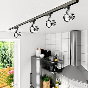 Светильник светодиодный трековый на шинопровод ДПО- 40Вт 4000K 24 град. 3600Лм BL (чёрный) IP40 9