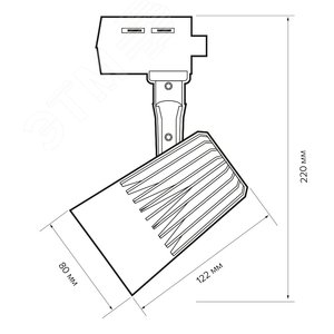 Светильник сетодиодный ДПО- 30Вт 4000K 3000Лм 24° WH (серый) IP40 Jazzway (5023741) - фото 8