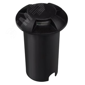 Светильник светодиодный грунтовый встраиваемый ДВУ- 2w 4000K Black IP65 PGR R60/4 - Jazzway