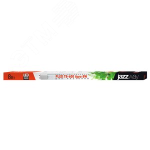 Лампа светодиодная LED 8Вт Т8 фитолампа для растений прозрачная 600 мм G13 5025899 JazzWay - фото 3