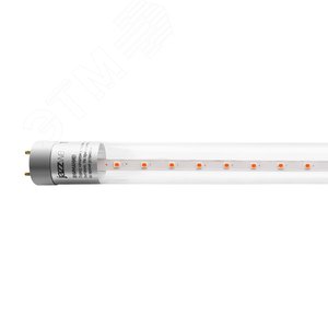 Лампа светодиодная LED 16Вт Т8 для растений прозрачная 1200 мм G13 - Jazzway