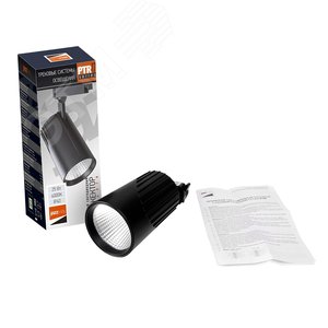 Светильник светодиодный трековый на шинопровод ДПО-25w 4000K 24 град. BL (чёрный) IP40 PTR 1725 - фото 2