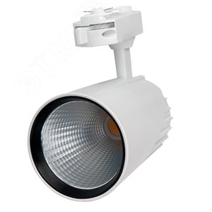 Светильник светодиодный трековый на шинопровод ДПО-25w 4000K 24 град. WH (белый) IP40 PTR 1725 - фото 3