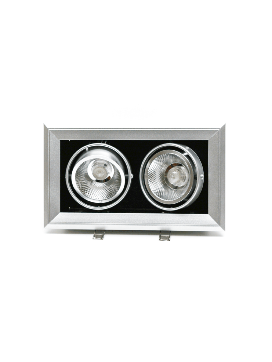 ДВО-2x9W 4000K 24° GREY IP40 Jazzway - фото 2