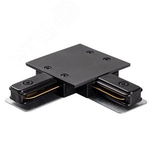 Коннектор PTR/R CL-BL чёрный L-обр. для встраиваемого шинопровода - Jazzway
