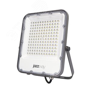 Прожектор светодиодный ДО-100 Вт 11000 Лм 6500К IP65 200-240 В LED угол светораспределения 80 градусов -40...50С литой алюминий с антикоррозийным покрытием линзовый модуль - Jazzway