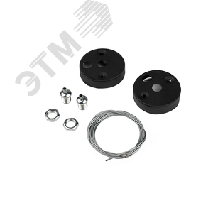 Комплект креплений PSO-01 S-2x1.0 м BLACK для подвесного монтажа - Jazzway