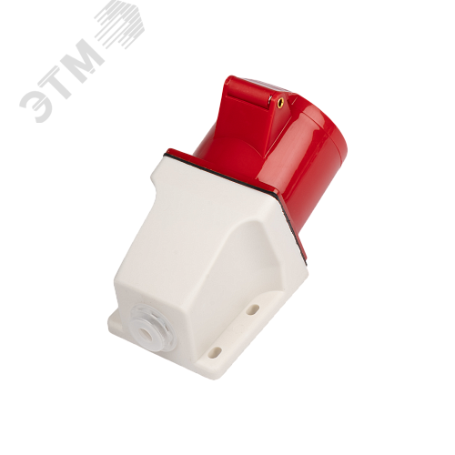 Розетка стационарная для наружной установки PPC 125 3Р+РЕ+N 32А 380В IP44 Jazzway - фото 3