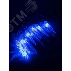 Гирлянда Сосульки 100LED 1.6 м IP65 синяя - Jazzway