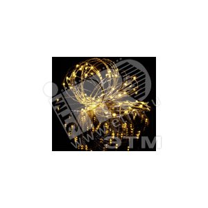 Гирлянда 100LED 10м IP20 желтая (4610003329600) - Jazzway