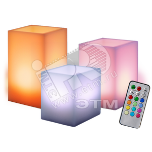 Свечи CL3-RGB-SET3S (3шт) - Jazzway