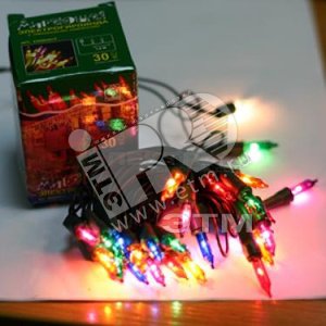 Гирлянда светодиодная 50 LED 1.5 м IP44 RGB - Jazzway