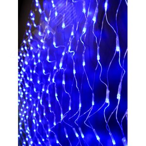 Электрогирлянда Сетка 300 LED уличная синяя - Jazzway