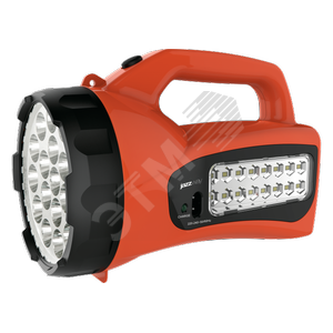 Фонарь аккумуляторный JAZZway Accu7-L19/L16-og (оранж) - Jazzway