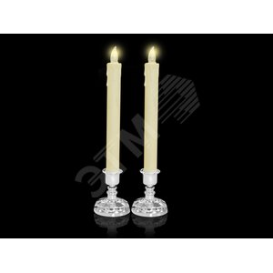 Свечи светодиодные  jazzway CL4-SET2 (компл 2 крем. св.) - Jazzway