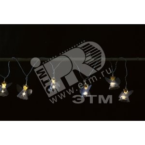 Электрогирлянда ANGLD16-WW Ангелы. 8шт. 16 белых LED - Jazzway