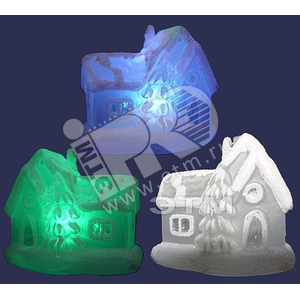 Стеклянный дом с подсветкой RGB 7.5х5х7.2см (4610003328818) - Jazzway