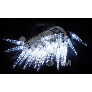 Гирлянда Сосульки внутренная  LED 5.6м белая - Jazzway