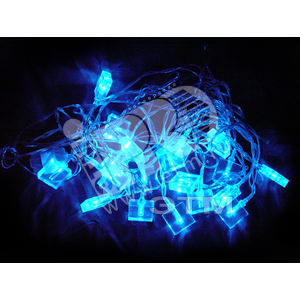 Электрогирлянда Кубики внутренняя 20LED 2.8м синяя (4607144113199) - Jazzway