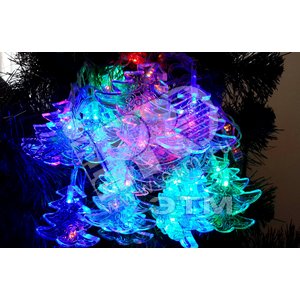 Электрогирлянда Елочка внутренняя 30LED разноцветная 3м (4690601021656) - Jazzway