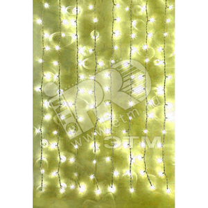 Электрогирлянда Занавес LDCL368-Y-E 150x150 368L LED. желтый - Jazzway