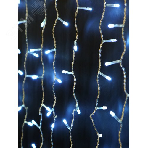 Электрогирлянда Занавес LDCL544-W-E внутренняя 150x220 544L LED - фото 4