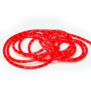 Дюралайт LED  6м красный, IP20, 144 светодиода,, 8 режимов, LDRP3W06-R - Jazzway