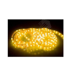 Дюралайт LED  6м желтый, IP20, 144 светодиода,, 8 режимов, LDRP3W06-Y - Jazzway
