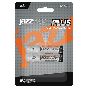 Элемент питания LR 6 (AA) JAZZway Ultra PLUS блистер, 2 шт. - Jazzway
