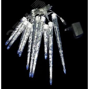 Гирлянда Сосульки 100LED 1.6 м IP65 белая - Jazzway