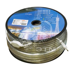 Лента (Б) MVS-3528/60-IP68-220V- Y -1МП (желтый свет) - Jazzway
