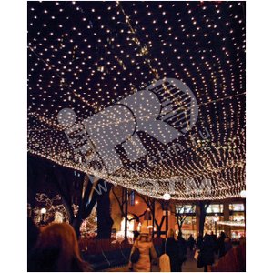 Электрогирлянда Сетка 300LED уличная желтая - Jazzway