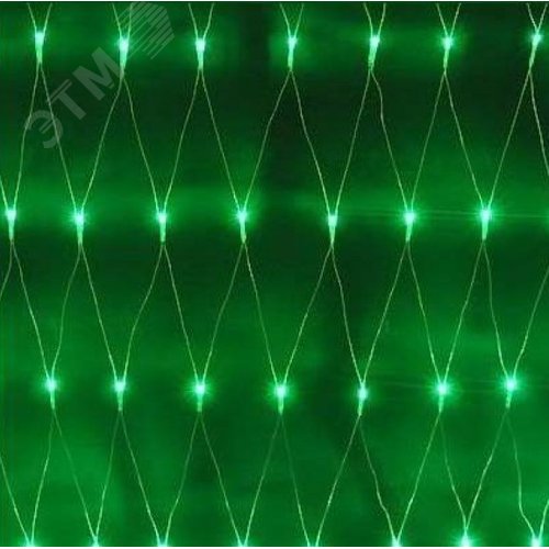 Электрогирлянда Сетка 144 LED уличная зеленая - Jazzway
