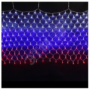Гирлянда-сетка Триколор 150х90см, 240 LED, IP20, NTLD240-RT - Jazzway