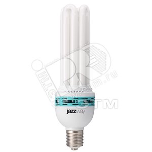 Лампа энергосберегающая КЛЛ 85Вт 4U 840 E40 88х310 8000 часов (3323233) - Jazzway