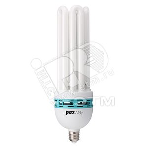 Лампа энергосберегающая КЛЛ 105Вт 5U 840 E27 85х355 8000 часов - Jazzway