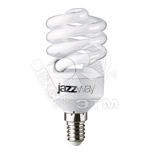 Лампа энергосберегающая PESL-SF2 15w/ 827 E14 46х105 T2 - Jazzway