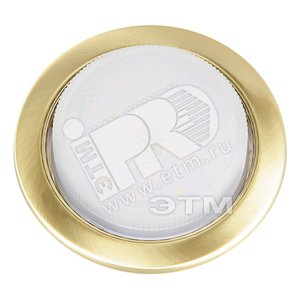 Светильник с лампой PGX53 SET 10639.23 золото матовое 4.4W 5000K frosted - Jazzway