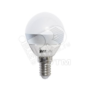 Лампа светодиодная LED 5вт Е14 G45 теплая (шар) PLED (1013095) - Jazzway