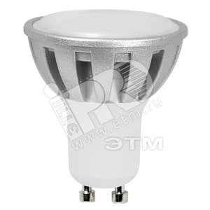 Лампа светодиодная LED PLED-GU10 7Вт GU10 холодный 4000К (1011084) - Jazzway